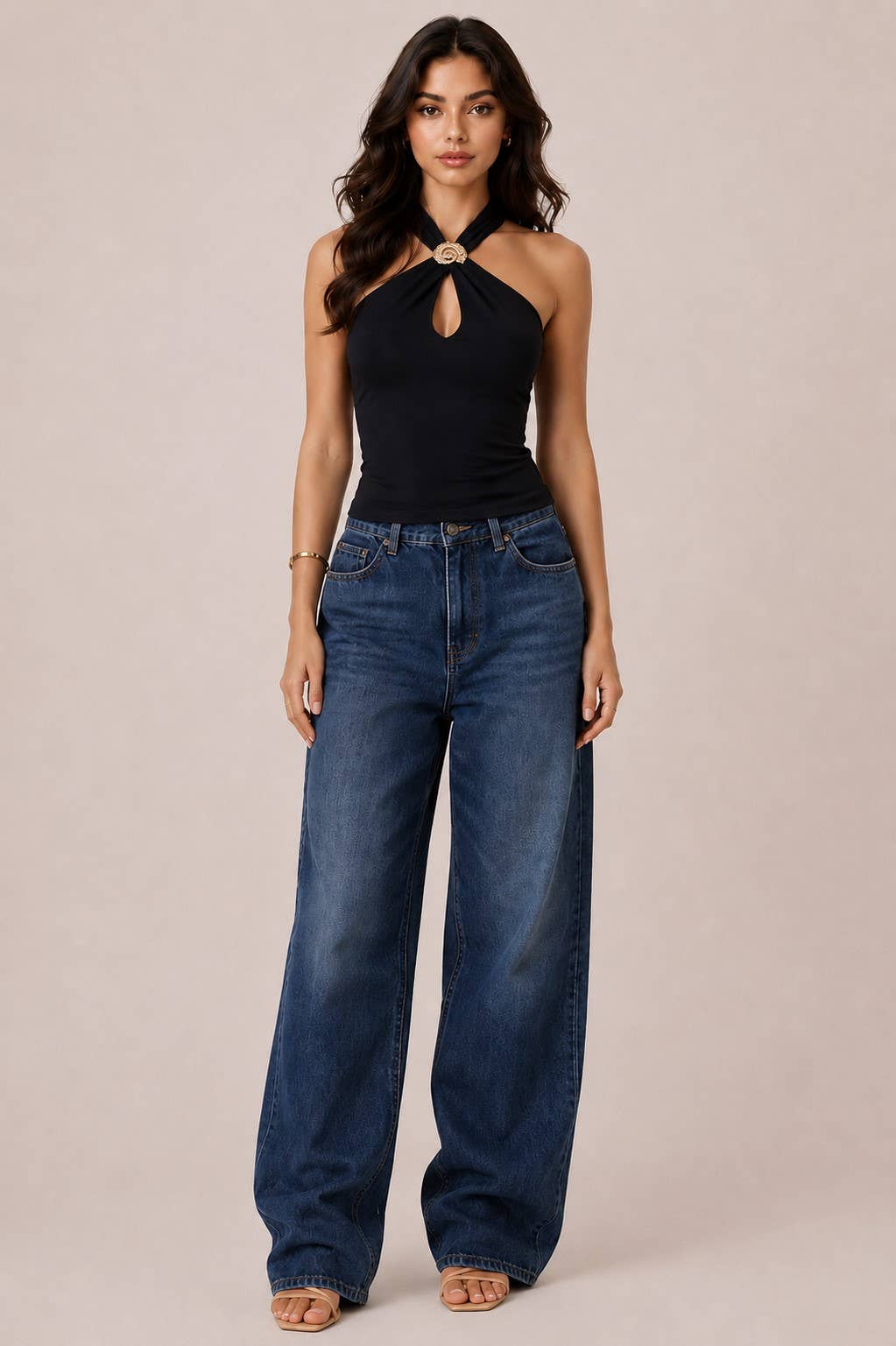 SHELL HALTER TANK TOP