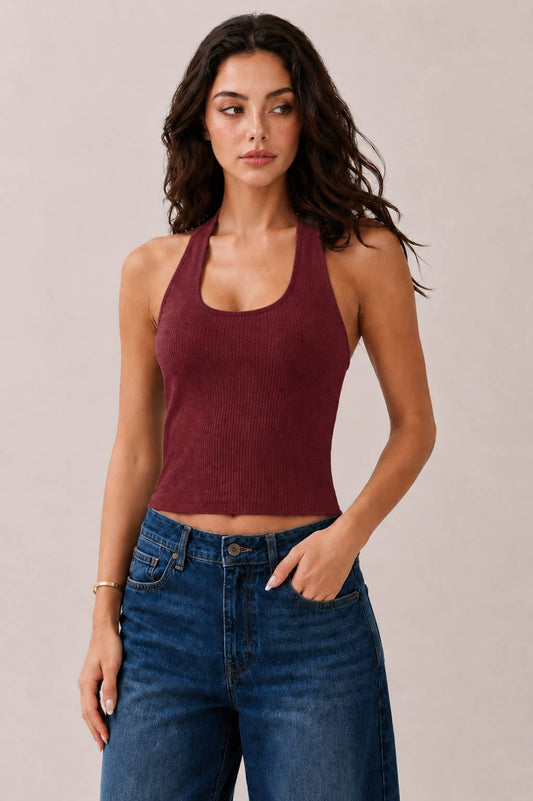 HALTER U-Neck TANK