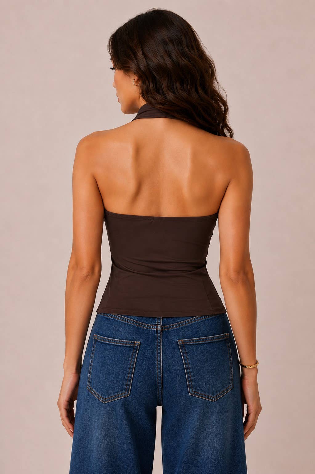 SHELL HALTER TANK TOP