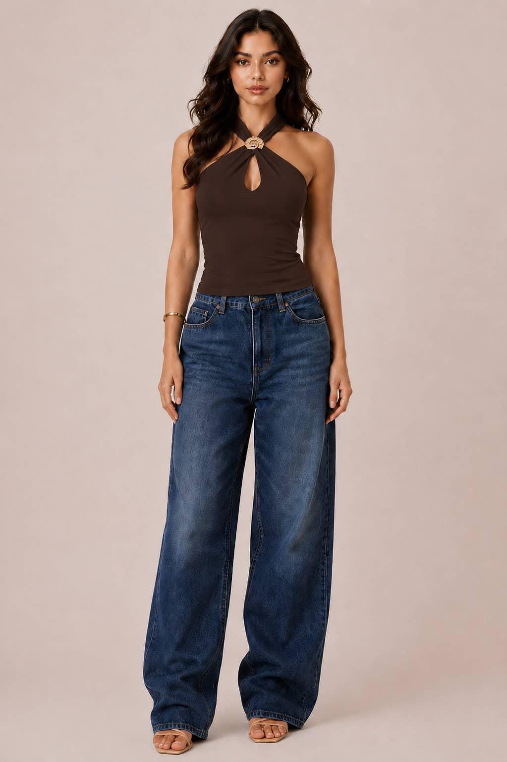 SHELL HALTER TANK TOP